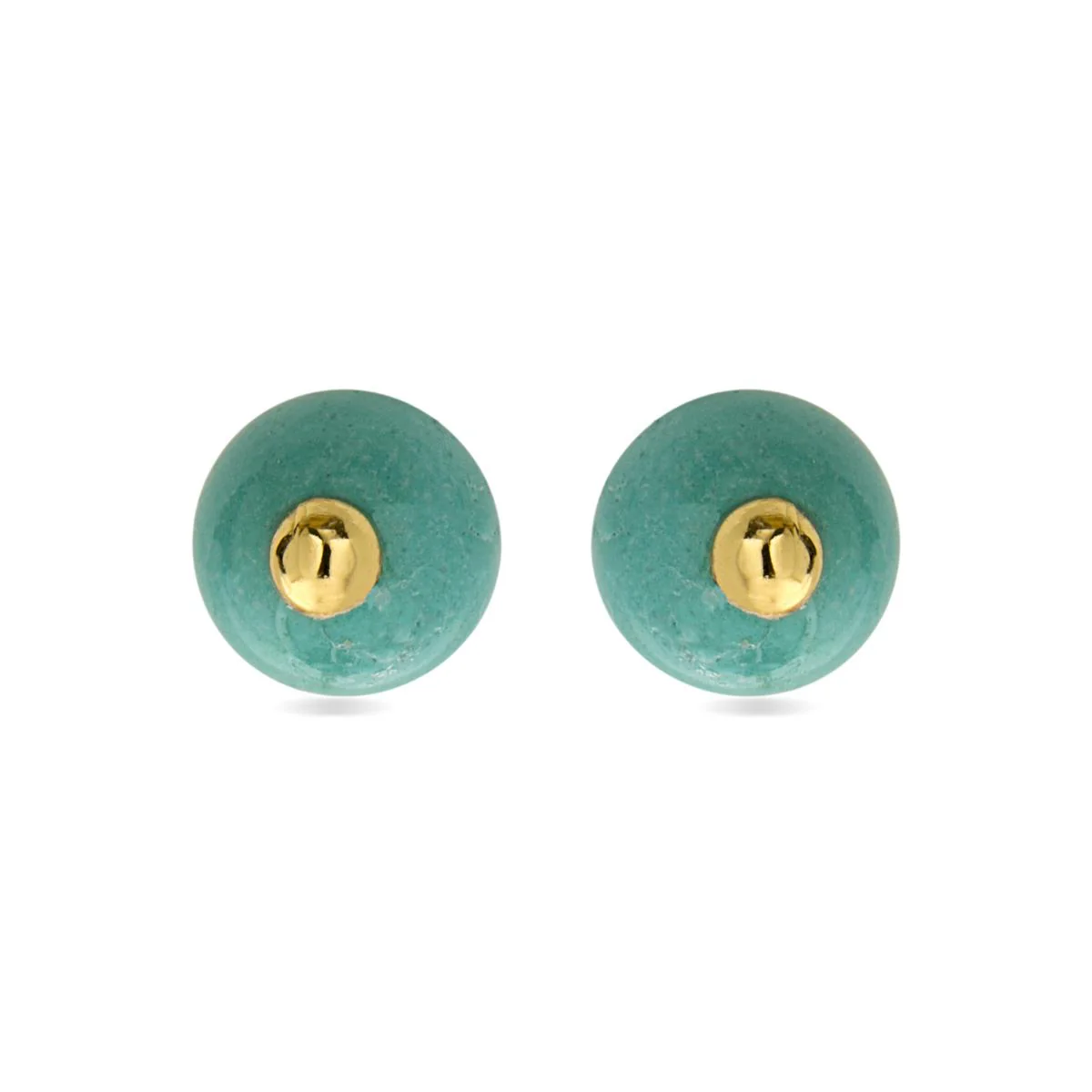 Pendientes Bola Plata De Ley 925 - Bola AZUL