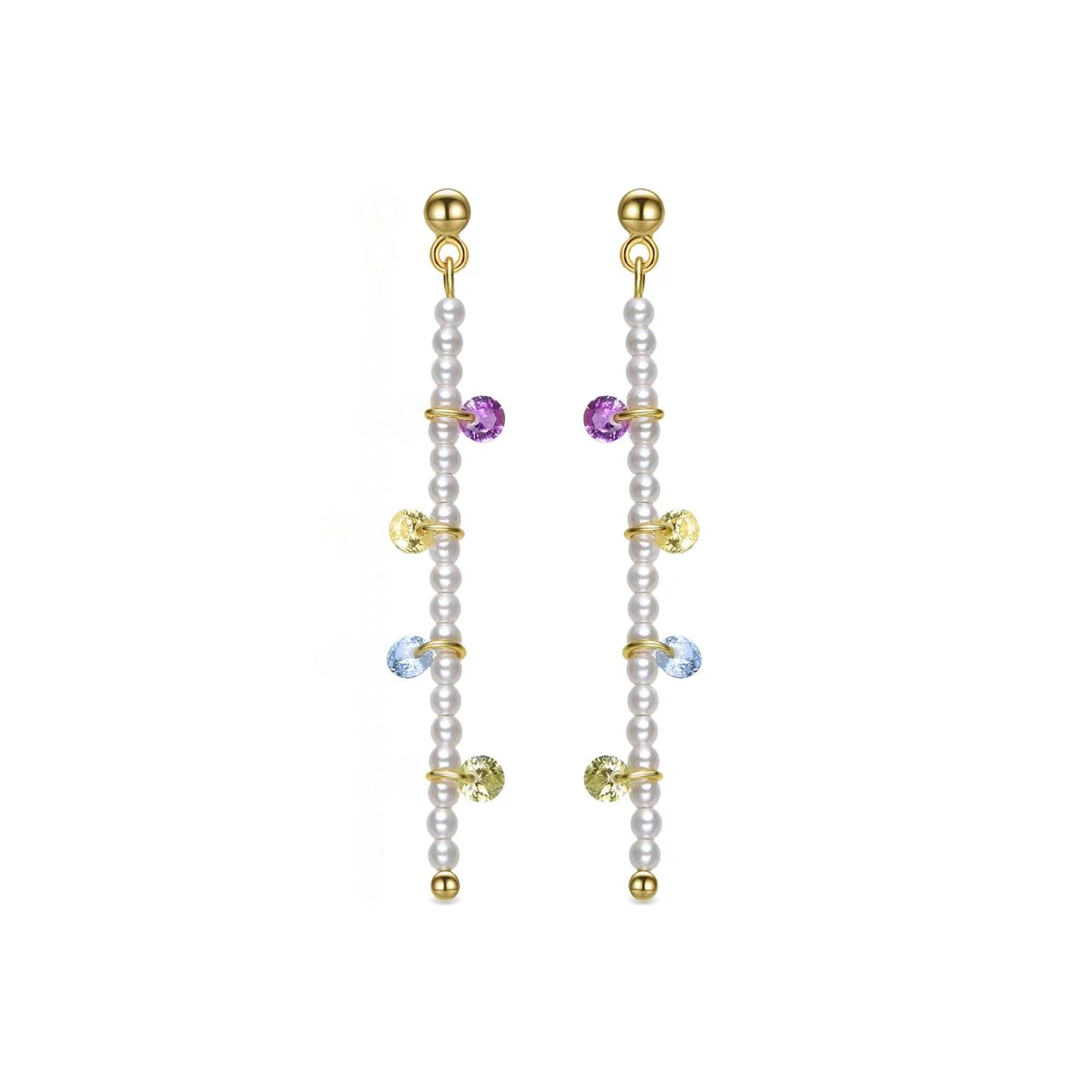 Pendientes Burna Plata de Ley 925 - Burna BLANCO