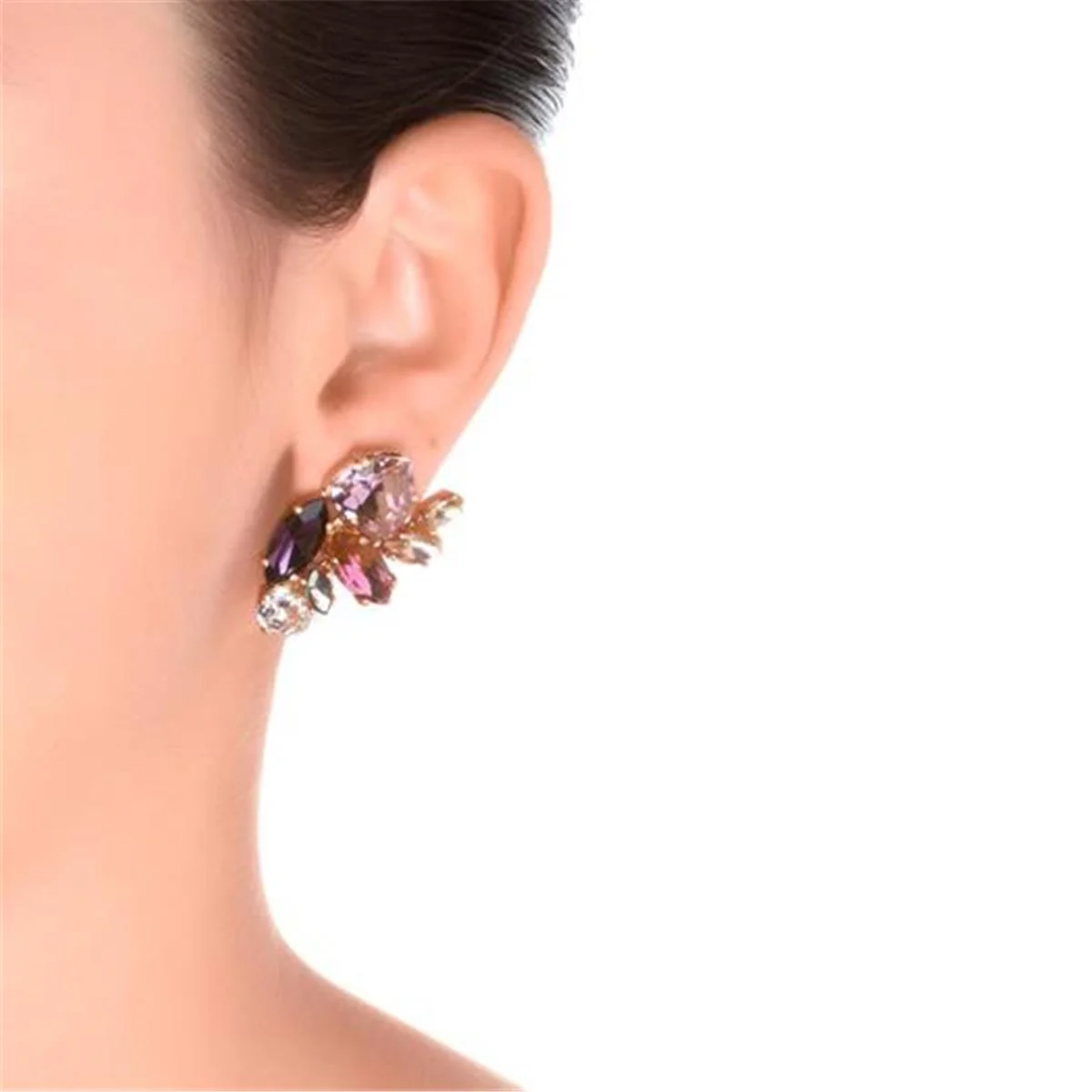 Pendientes Butterfly acabado Oro Amarillo 18 Kts - Butterfly ROSA - Image 2