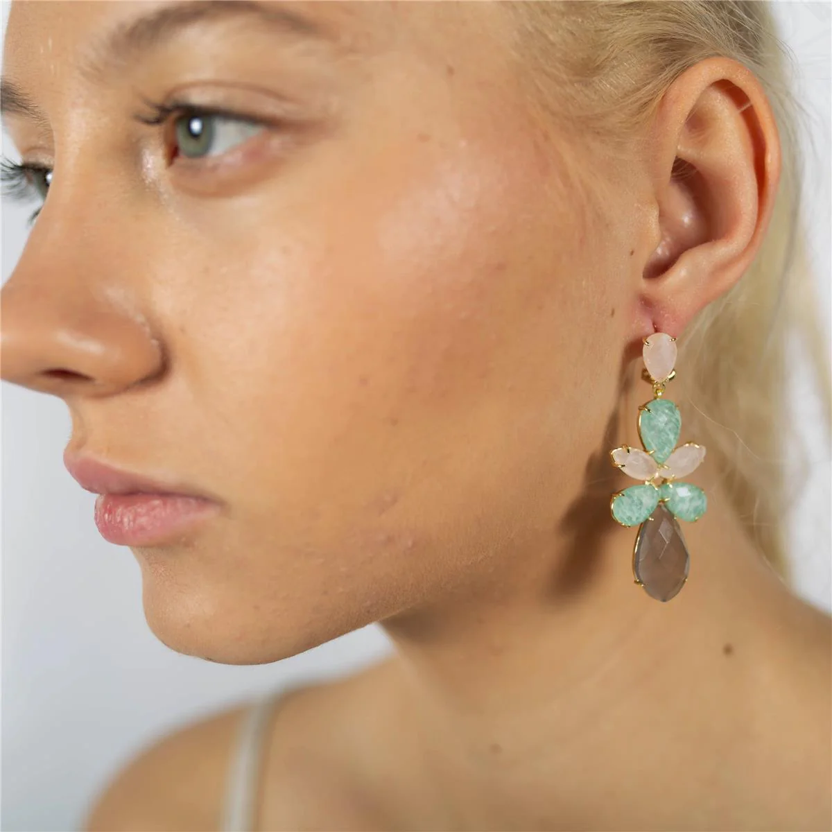 Pendientes Caki Plata De Ley 925 - Caki MULTICOLOR - Image 4