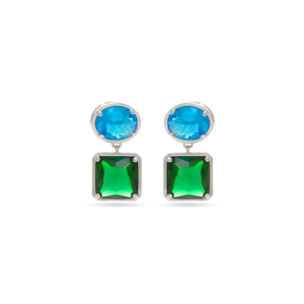 Pendientes Cathame Plata De Ley 925 - Cathame AZUL
