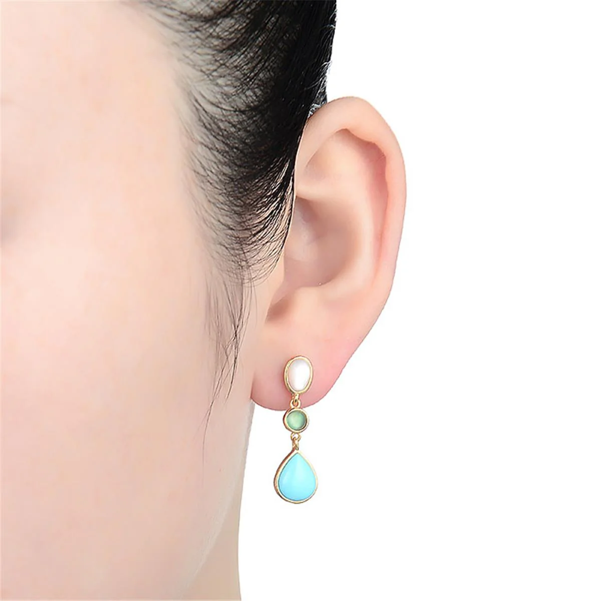 Pendientes Cefos Plata De Ley 925 - Cefos MULTICOLOR - Image 2