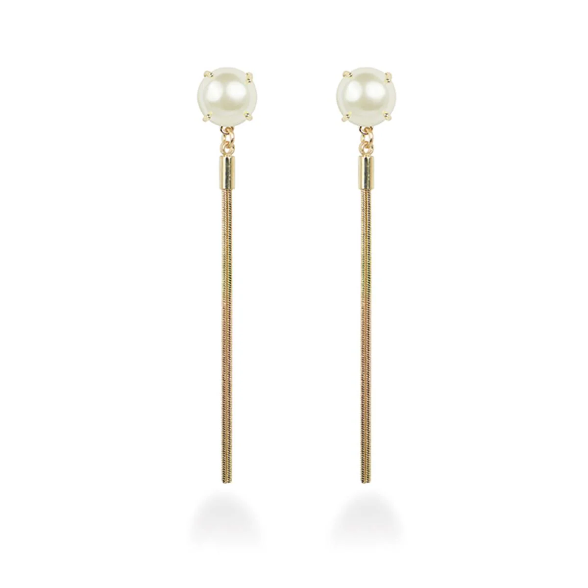 Pendientes Century acabado Oro Amarillo de 18 Kts - Century BLANCO