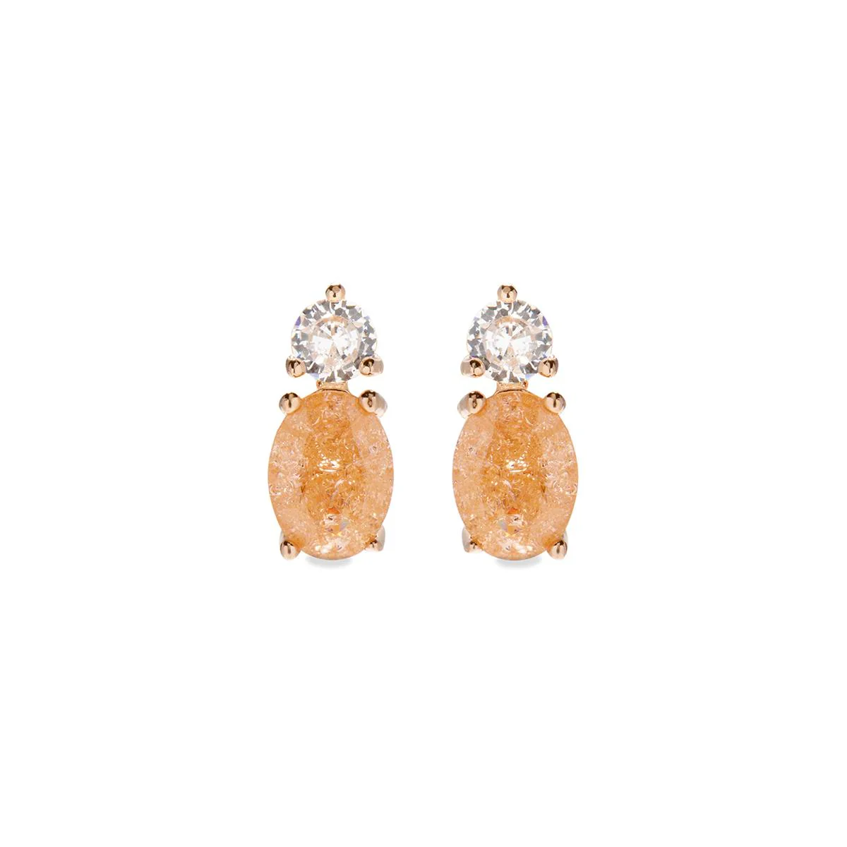 Pendientes Ceoljo Plata De Ley 925 - Ceoljo NARANJA