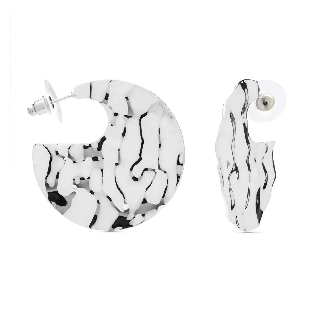 Pendientes Chenche acabado en Rodio - Chenche GRIS
