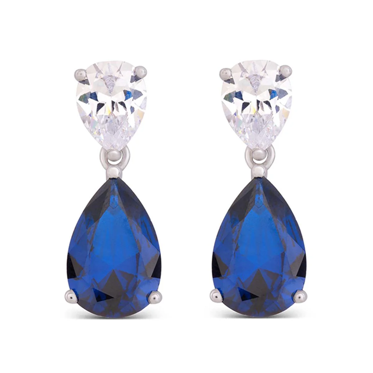 Pendientes Chenwa Plata de Ley 925 - Chenwa AZUL