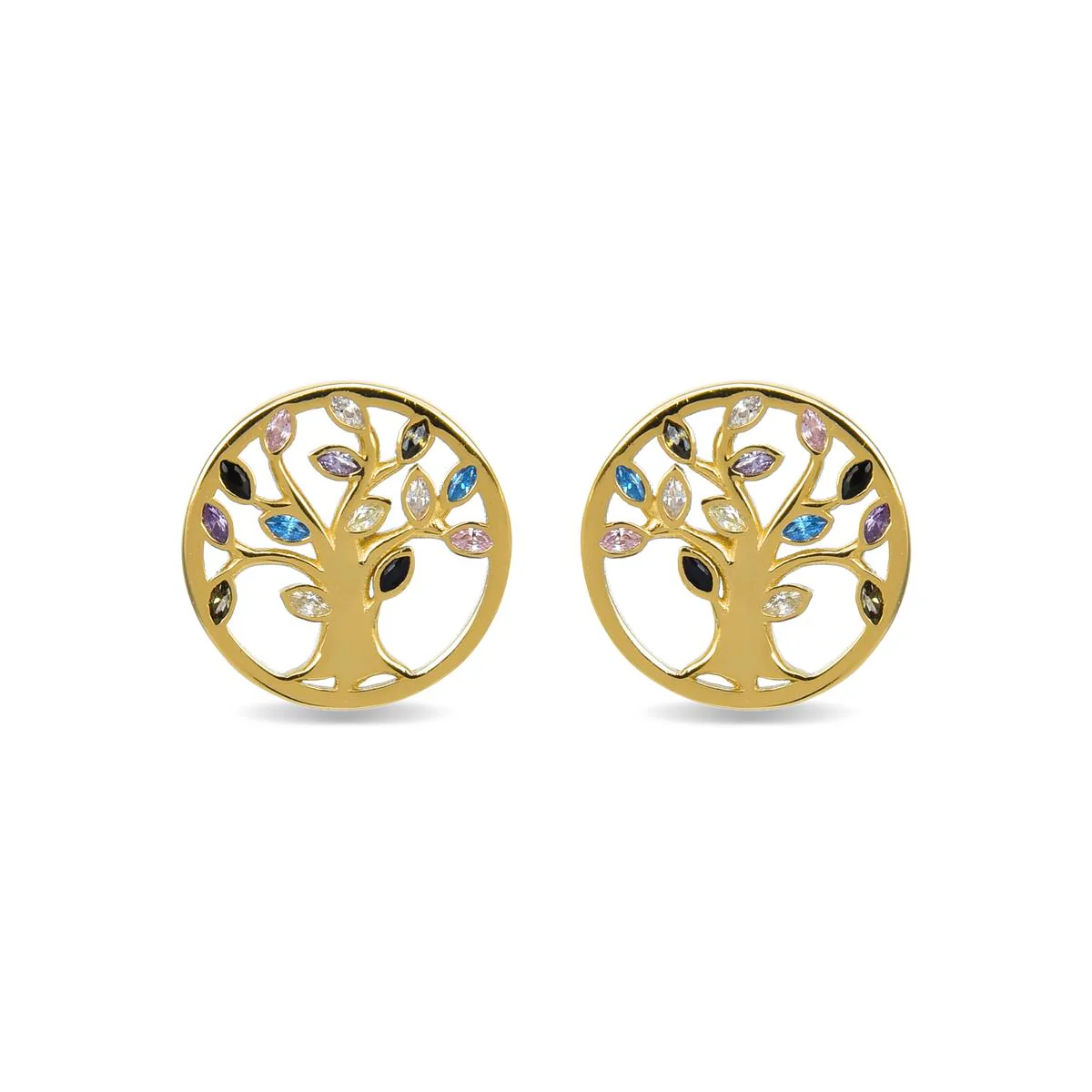 Pendientes Cichoi Plata De Ley 925 - Cichoi MULTICOLOR