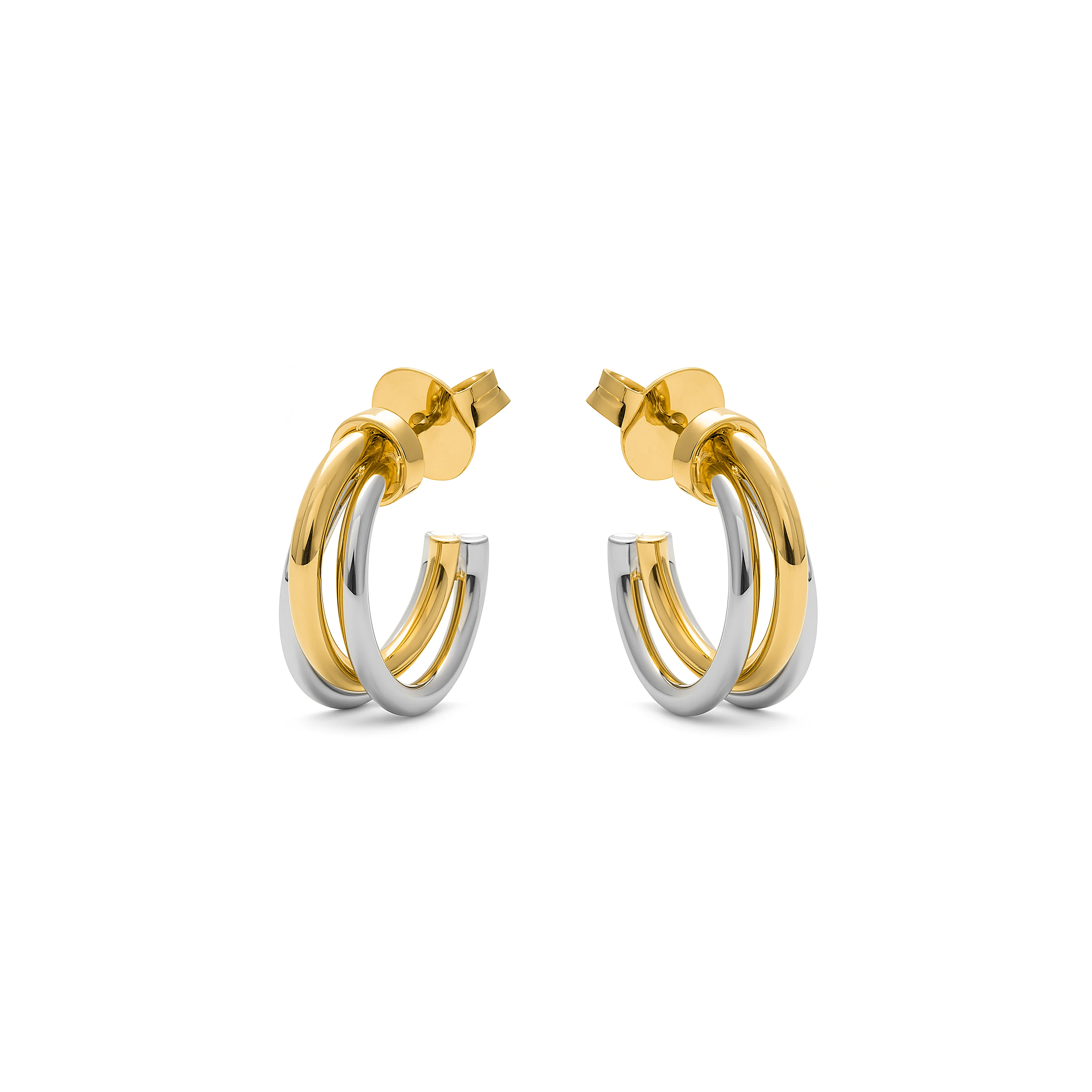 Pendientes acabado en oro amarillo 18k - Coeza - Image 3