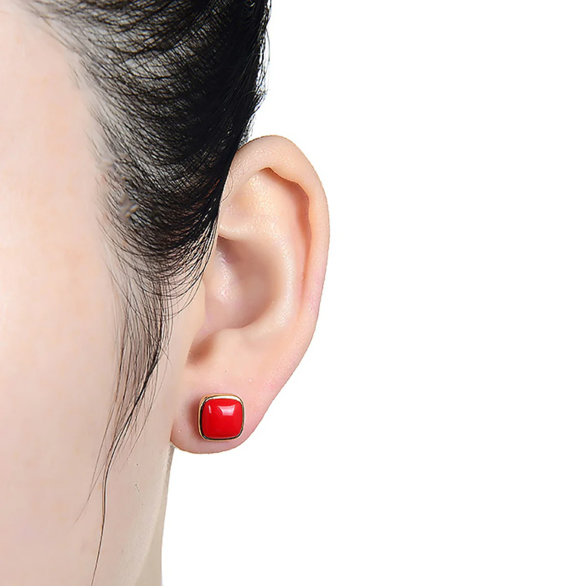 Pendientes Crofo Plata De Ley 925 - Crofo ROJO - Image 2