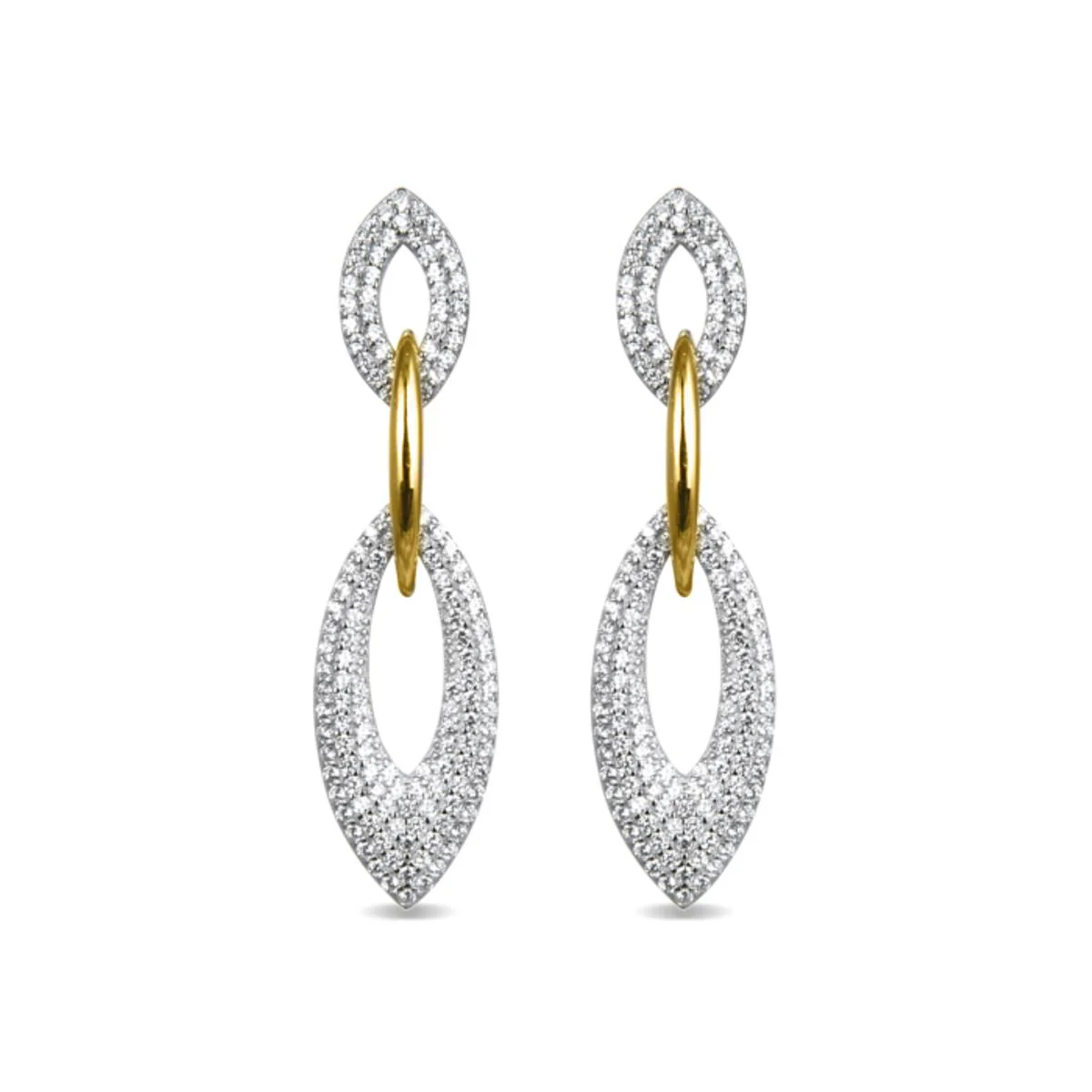 Pendientes Daelf Plata De Ley 925 - Daelf BLANCO