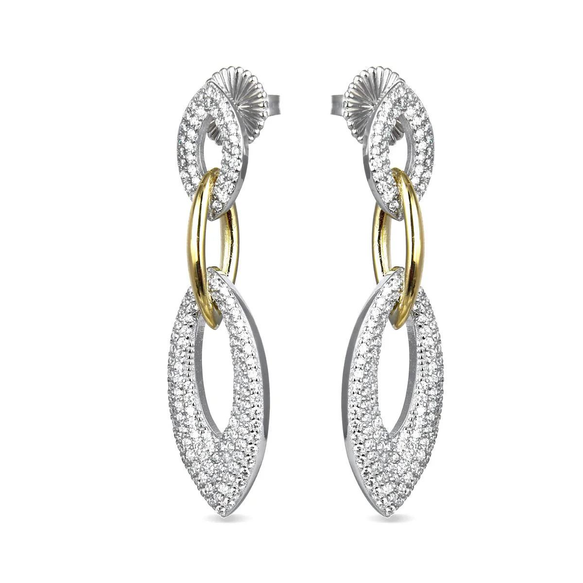 Pendientes Daelf Plata De Ley 925 - Daelf BLANCO - Image 2