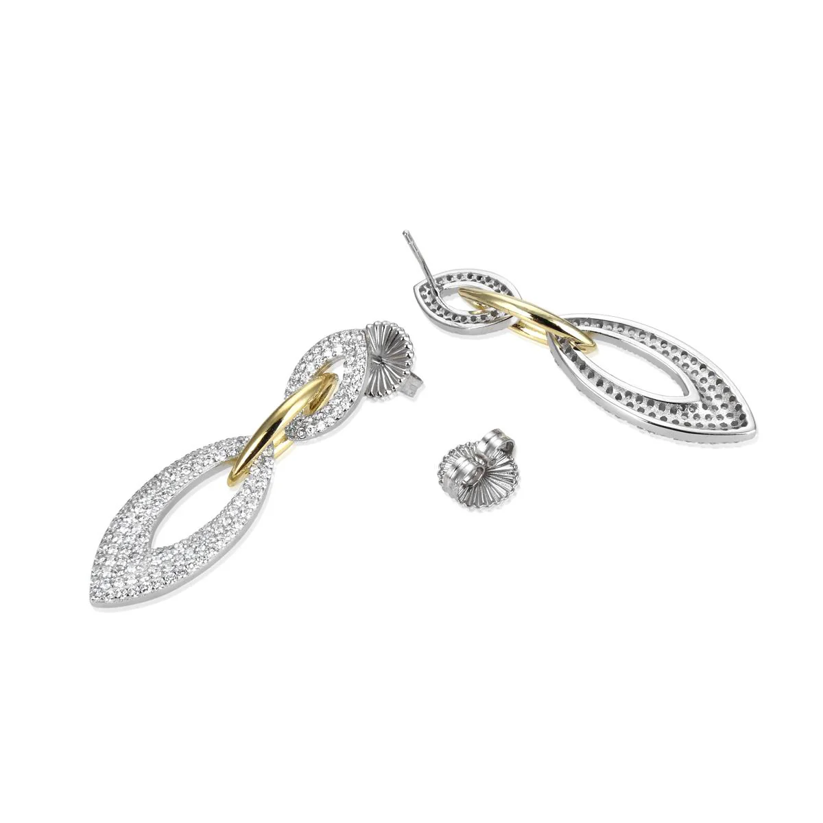 Pendientes Daelf Plata De Ley 925 - Daelf BLANCO - Image 3