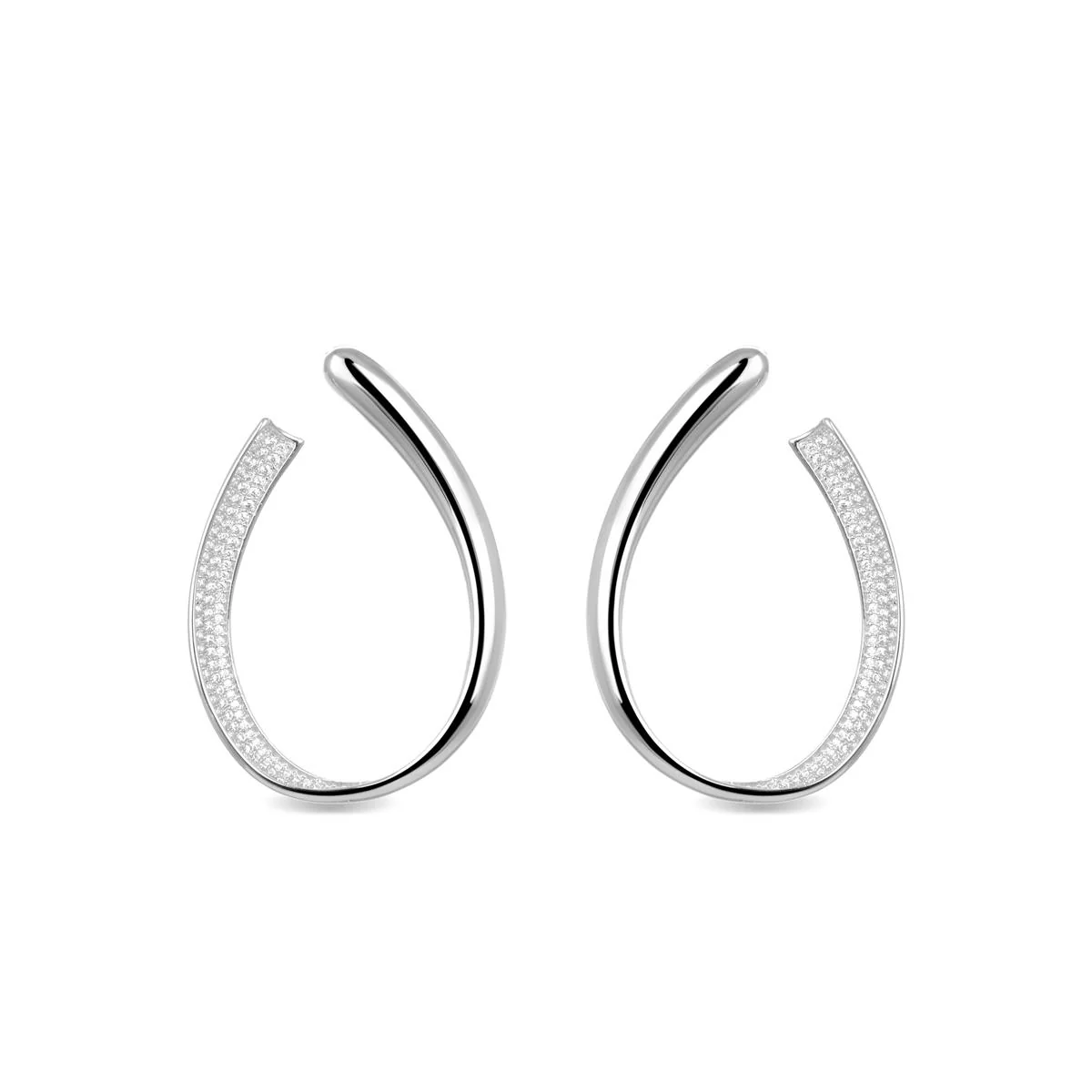 Pendientes Daferth Plata De Ley 925 - Daferth BLANCO