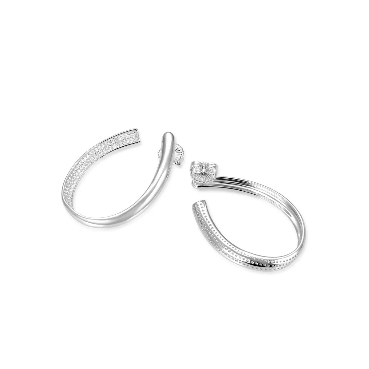 Pendientes Daferth Plata De Ley 925 - Daferth BLANCO - Image 3