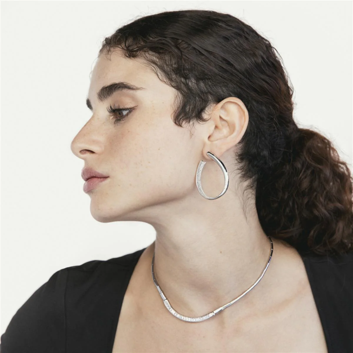 Pendientes Daferth Plata De Ley 925 - Daferth BLANCO - Image 5