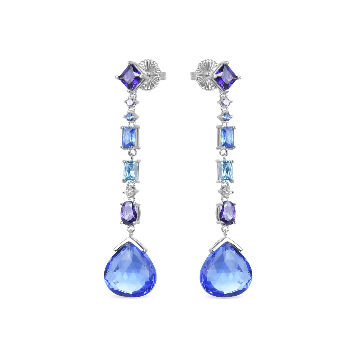 Pendientes Daily Plata De Ley 925 - Daily MULTICOLOR - Image 2