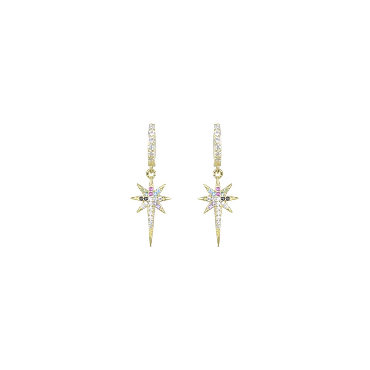 Pendientes Dak Plata De Ley 925 - Dak MULTICOLOR
