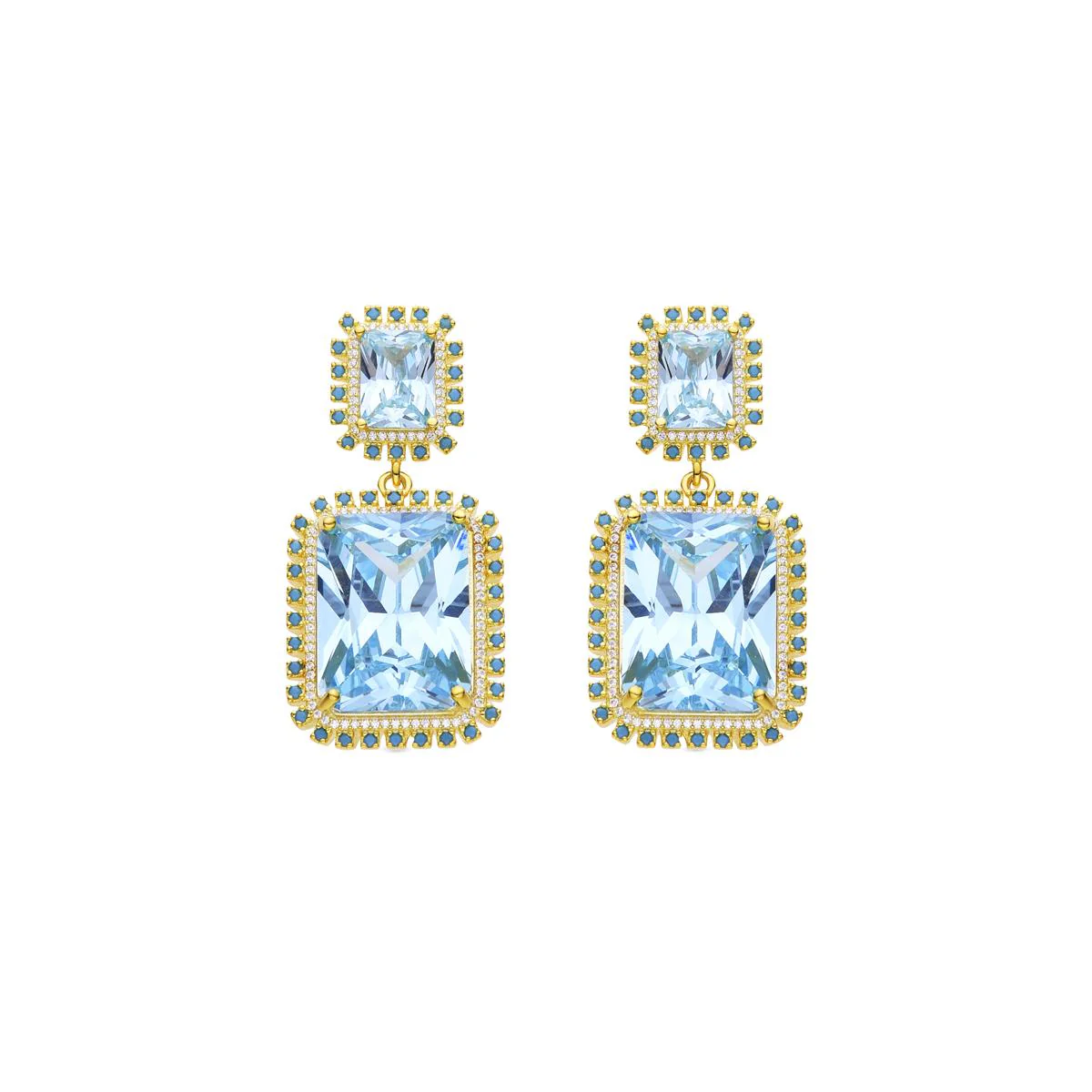 Pendientes Dakko Plata de Ley 925 - Dakko MULTICOLOR