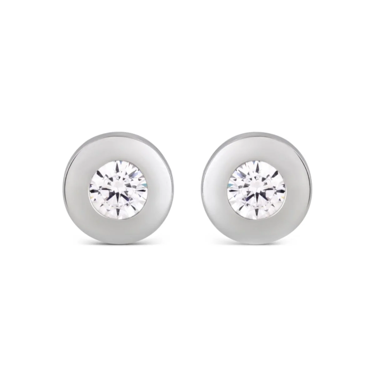 Pendientes Dalaf Plata De Ley 925 - Dalaf BLANCO