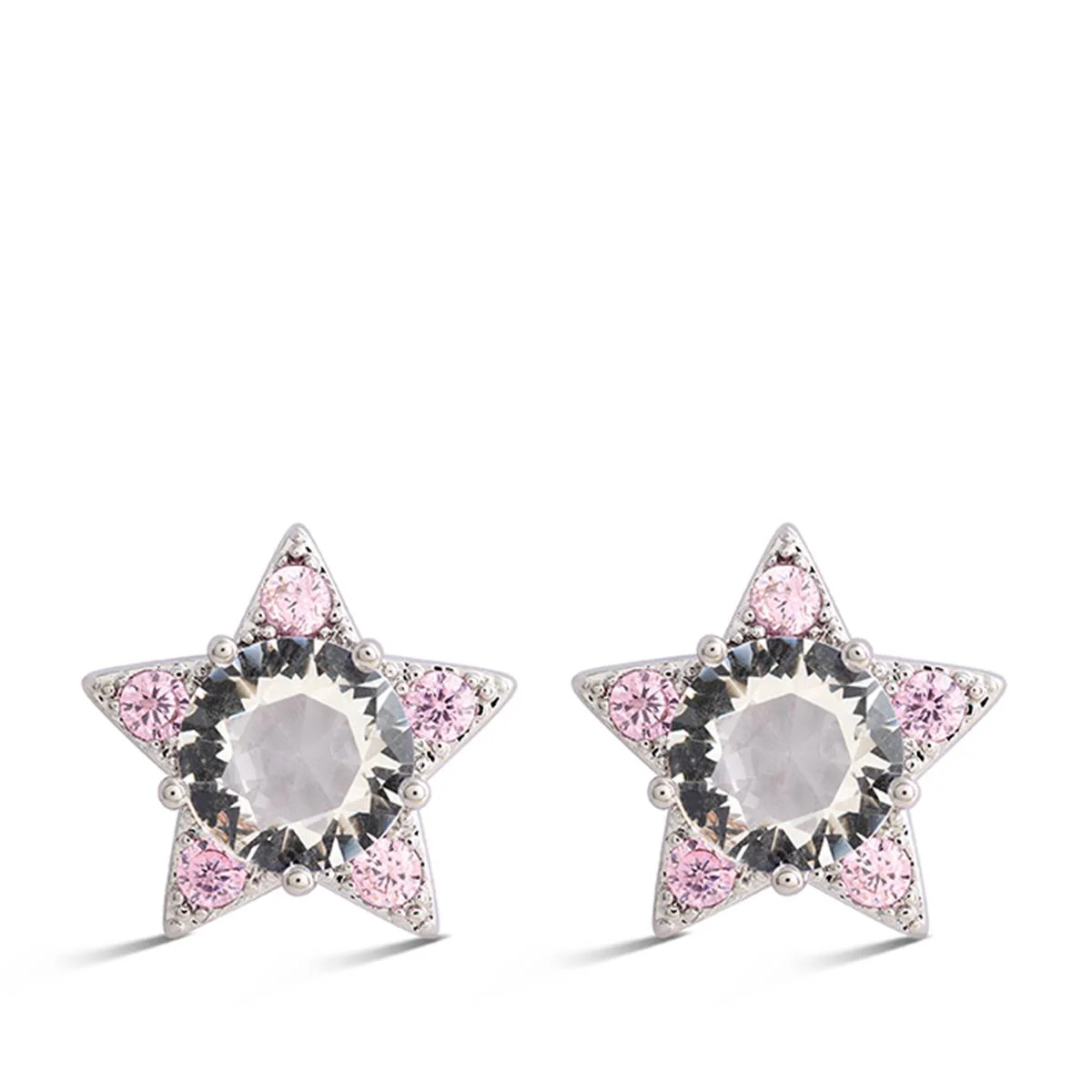 Pendientes Dalfil acabado en Rodio - Dalfil MULTICOLOR