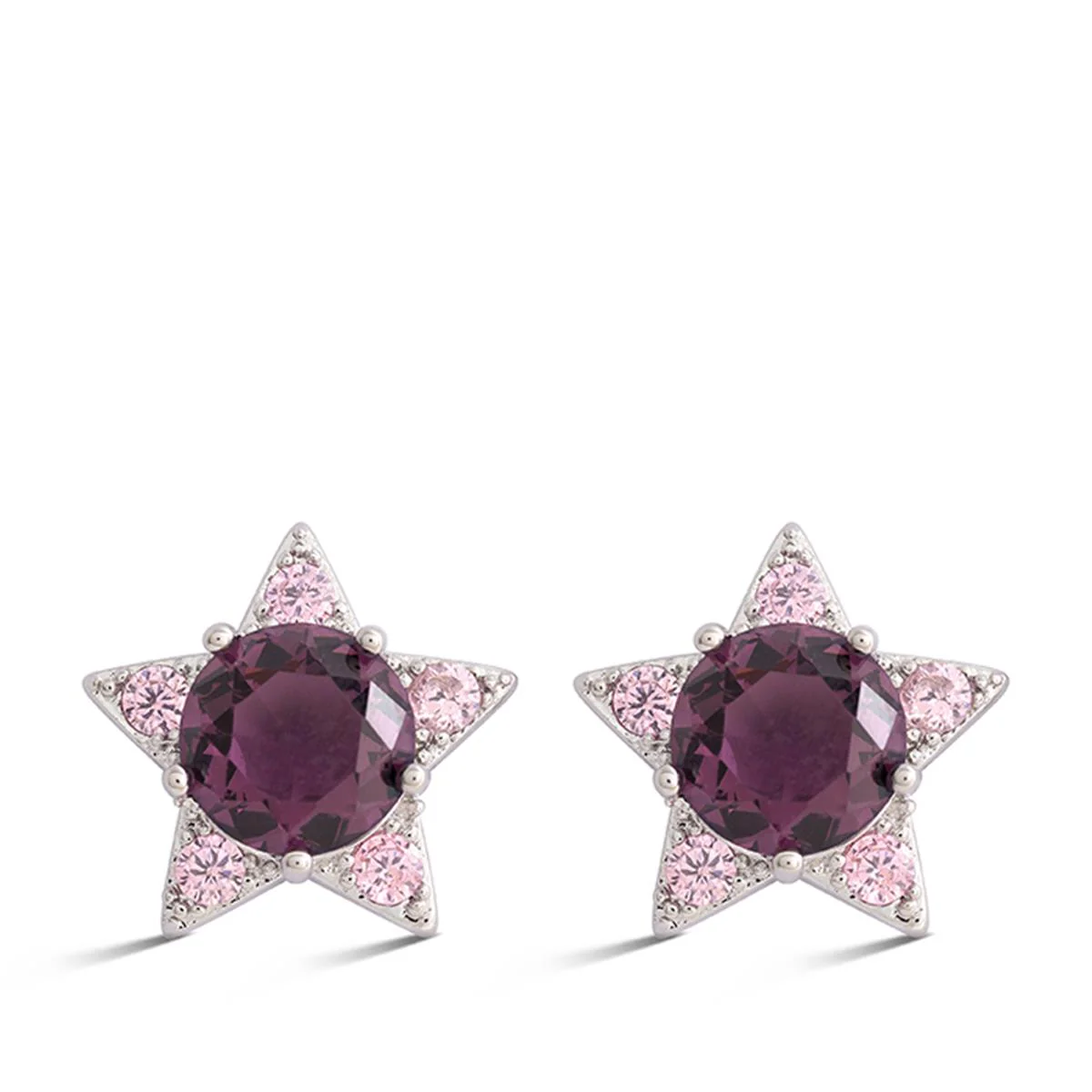 Pendientes Dalfil acabado en Rodio - Dalfil MULTICOLOR