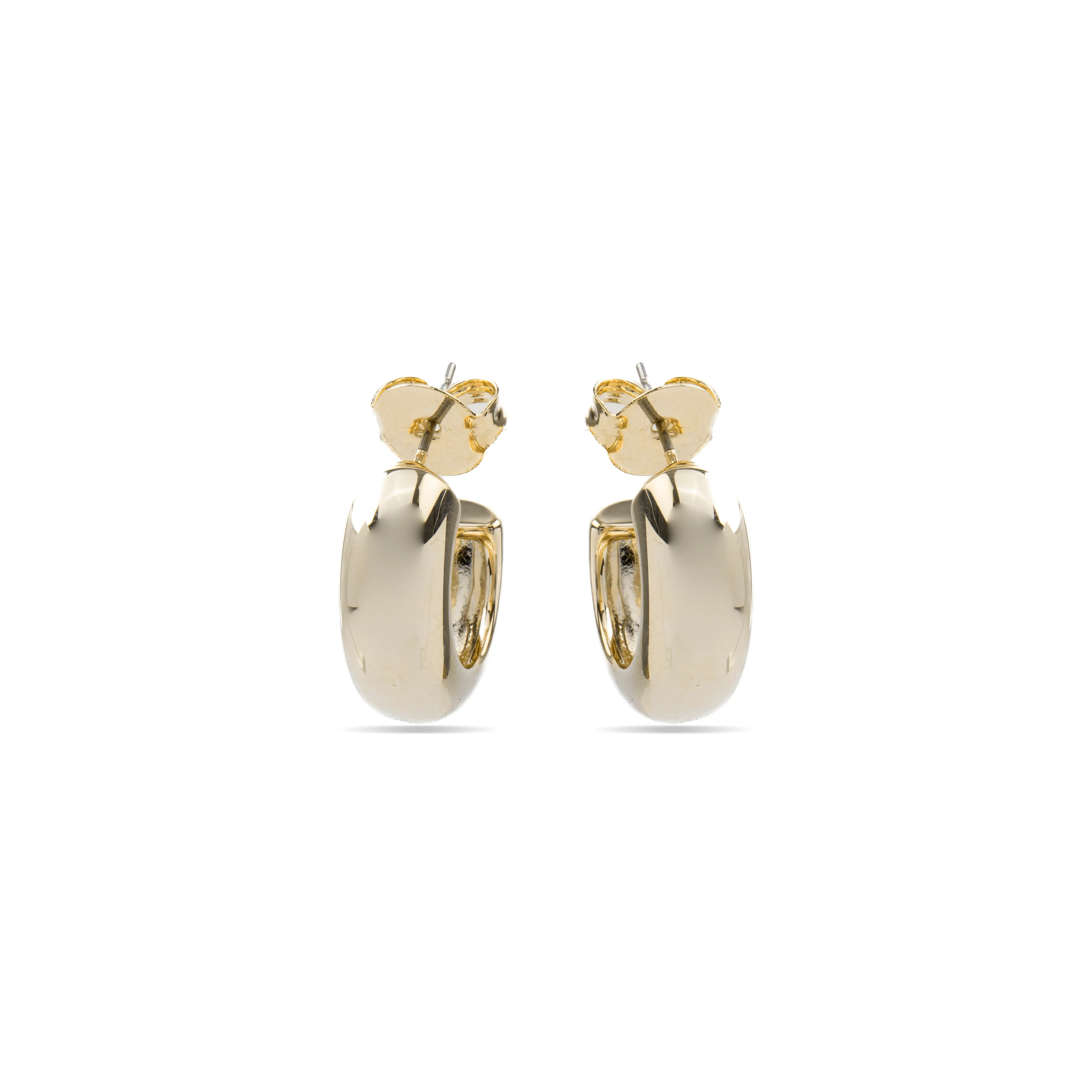 Pendientes de 18,5mm de diámetro acabado Oro Amarillo 18K - Dalra - Image 3
