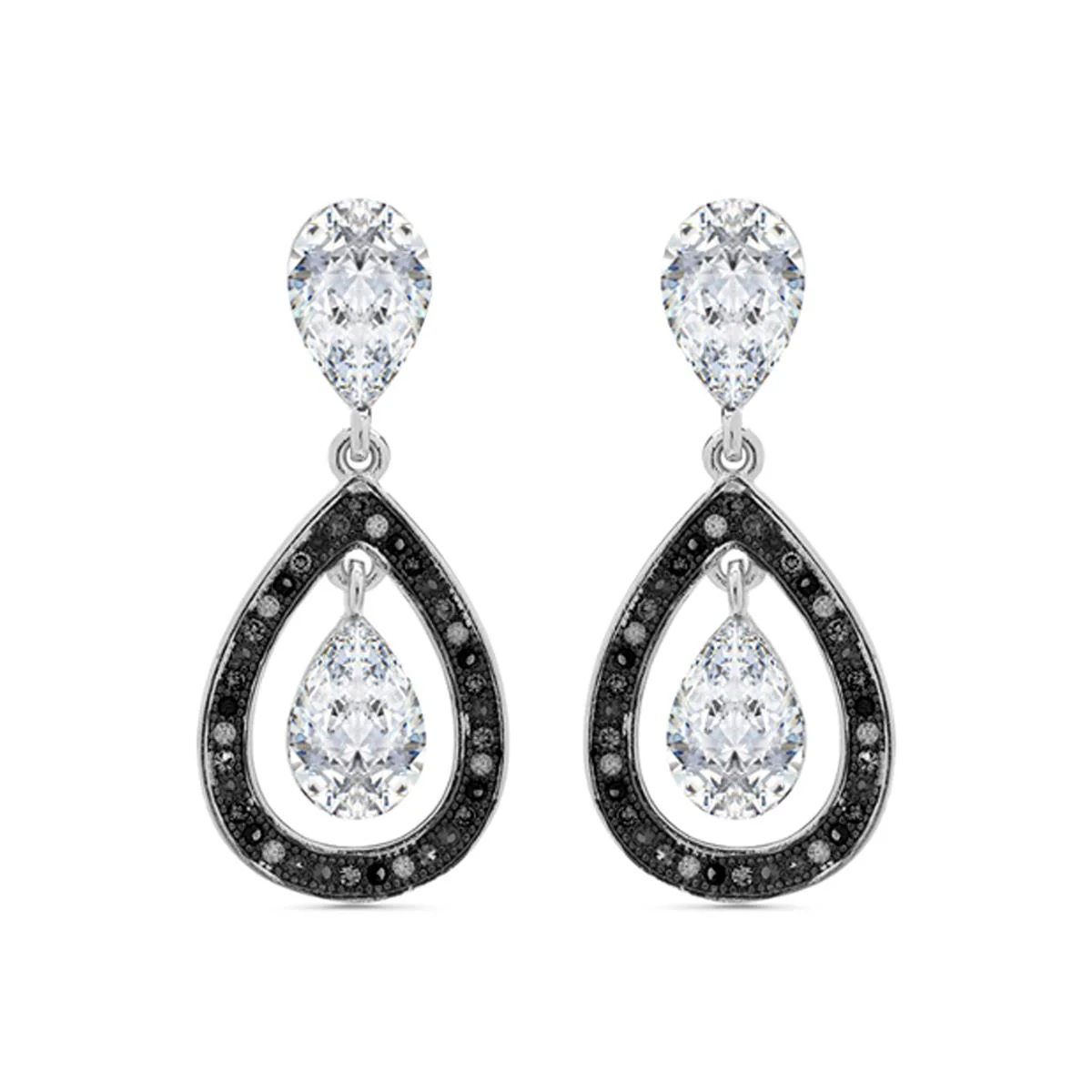 Pendientes Datine Plata De Ley 925 - Datine NEGRO