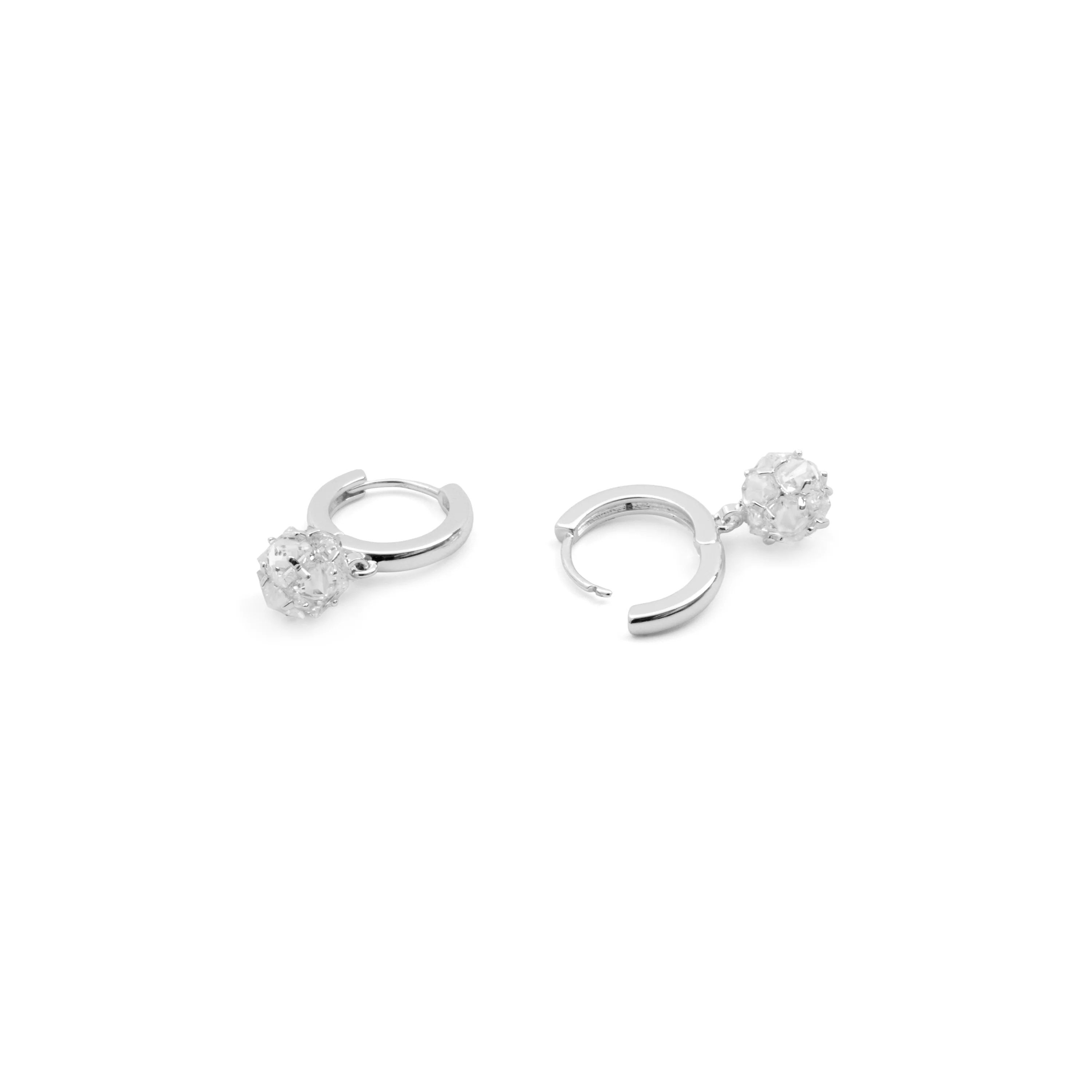 Pendientes de Circonita Brillante Acabado En Plata - Imruq - Image 5