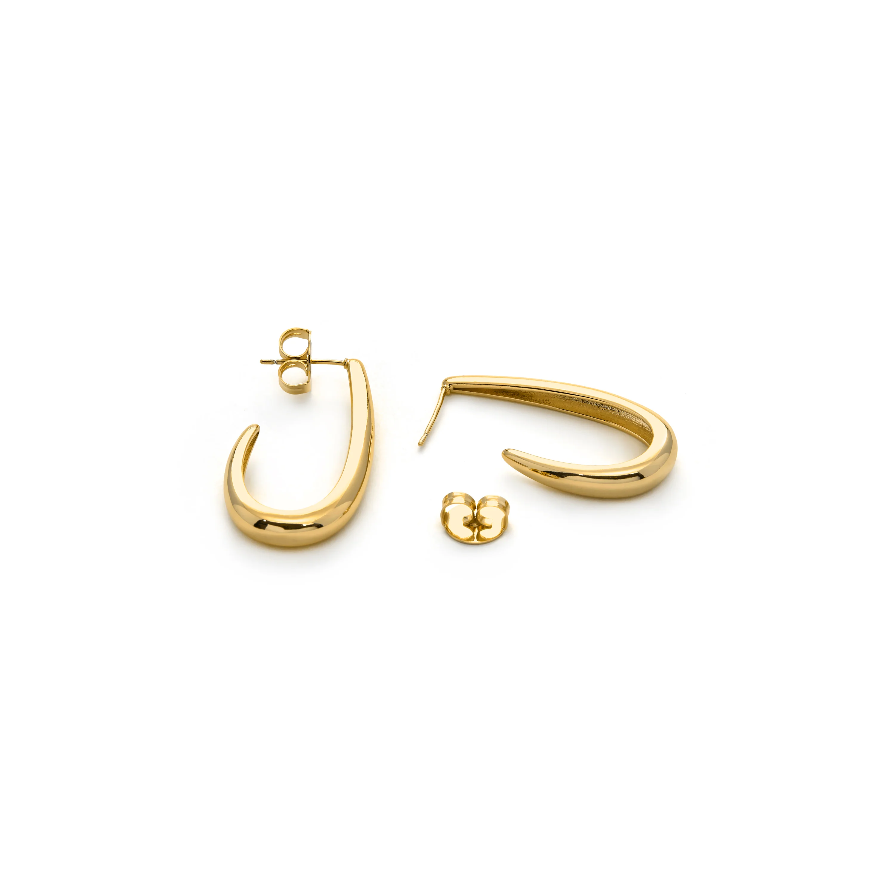 Pendientes acabado en oro amarillo 18k - Rirath - Image 3