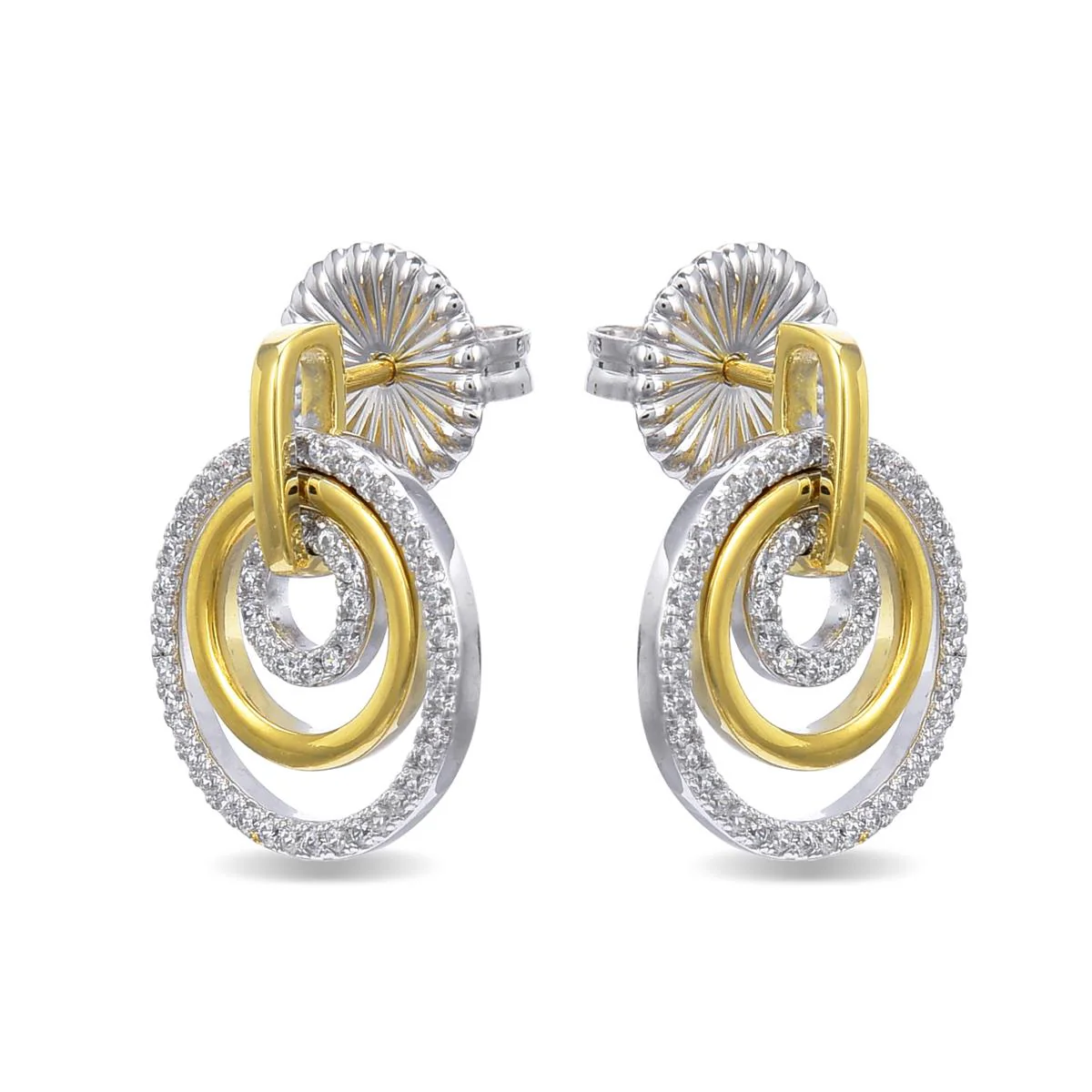 Pendientes Delerex Plata De Ley 925 - Delerex BLANCO - Image 2