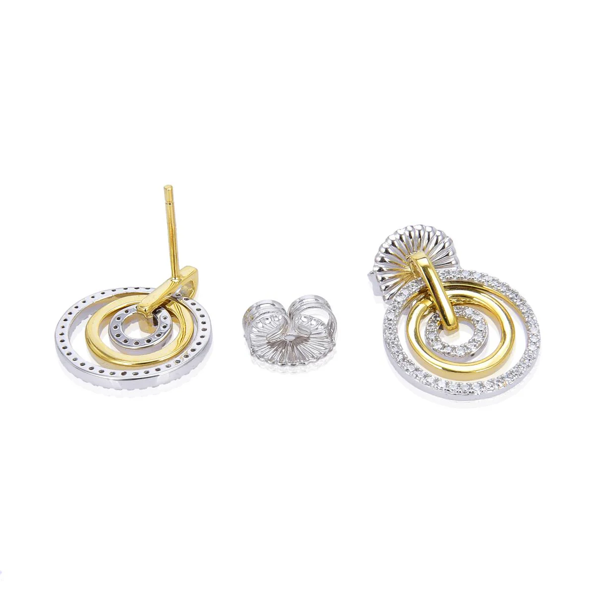 Pendientes Delerex Plata De Ley 925 - Delerex BLANCO - Image 3