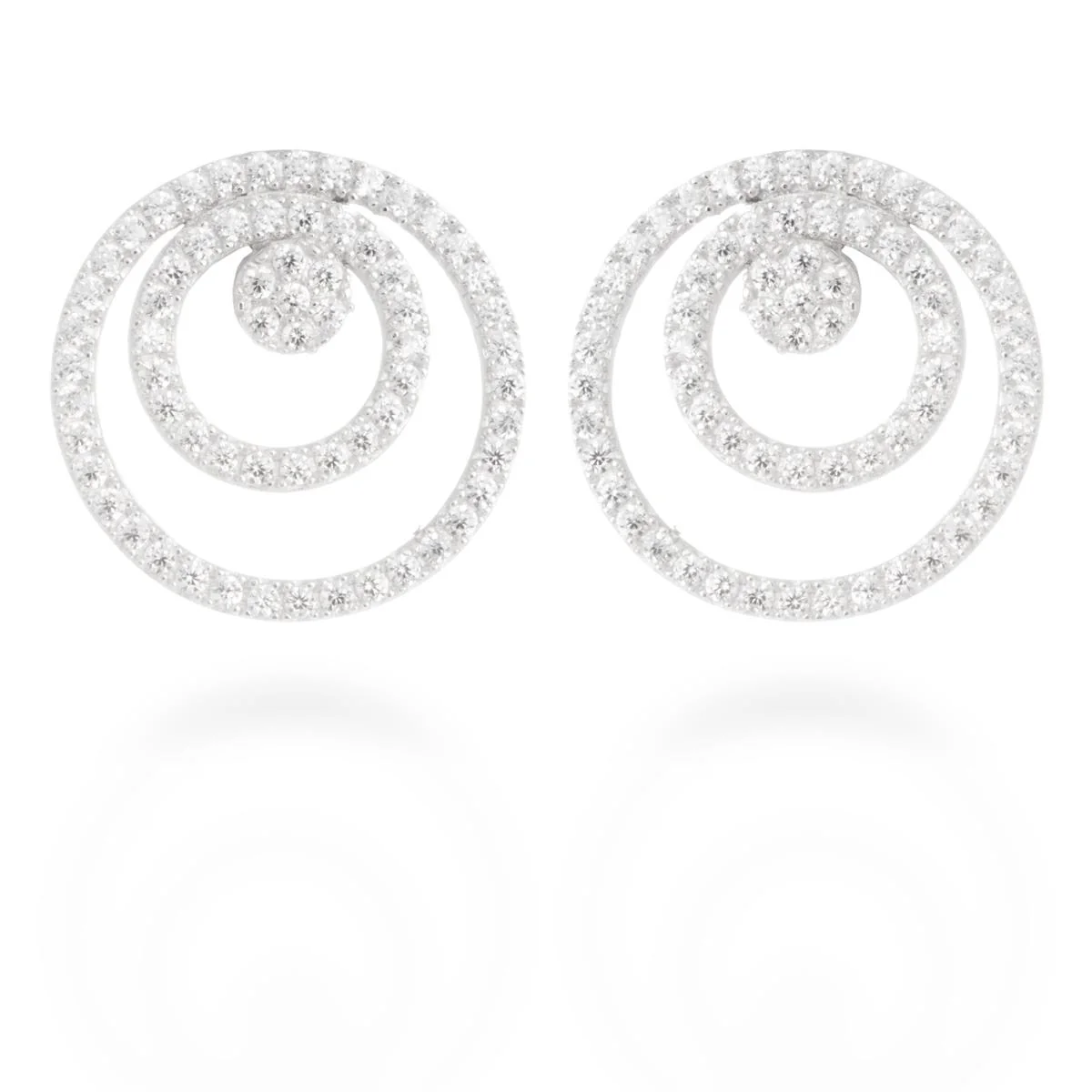 Pendientes Dharani Plata De Ley 925 - Dharani BLANCO