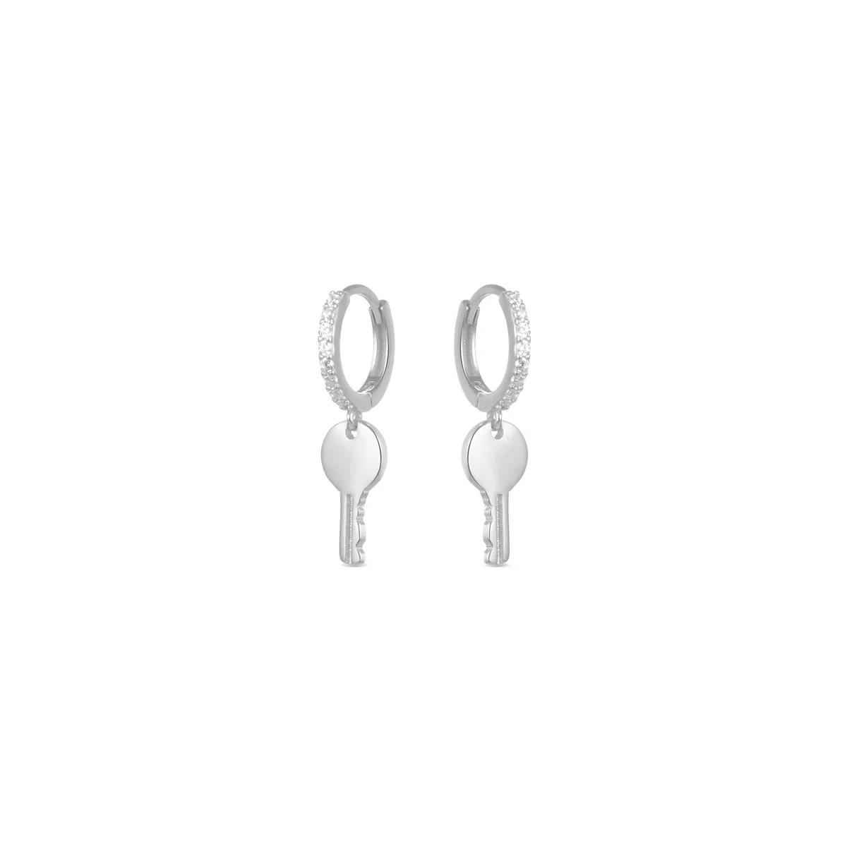 Pendientes Dikar Plata De Ley 925 - Dikar BLANCO - Image 2