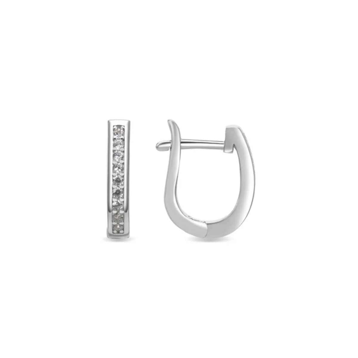Pendientes Dinlil Plata De Ley 925 - Dinlil BLANCO