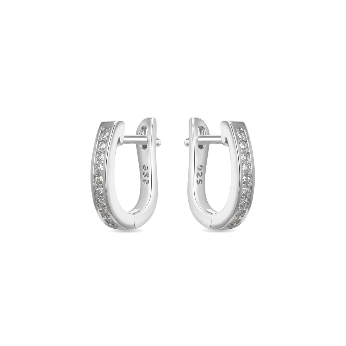 Pendientes Dinlil Plata De Ley 925 - Dinlil BLANCO - Image 2