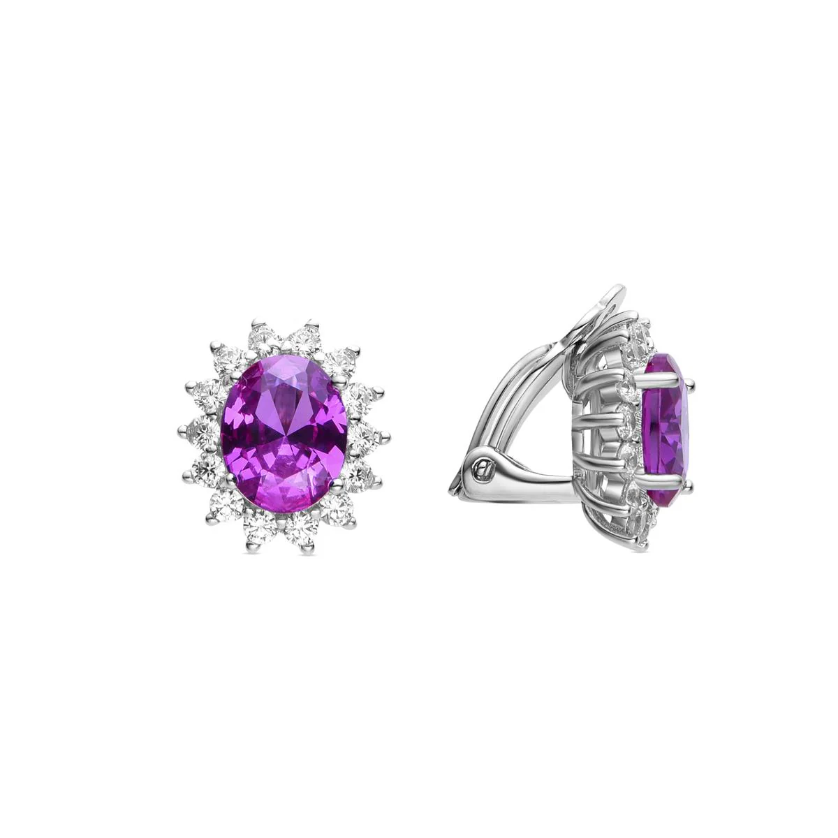 Pendientes Dinoc Plata de Ley 925 - Dinoc ROSA