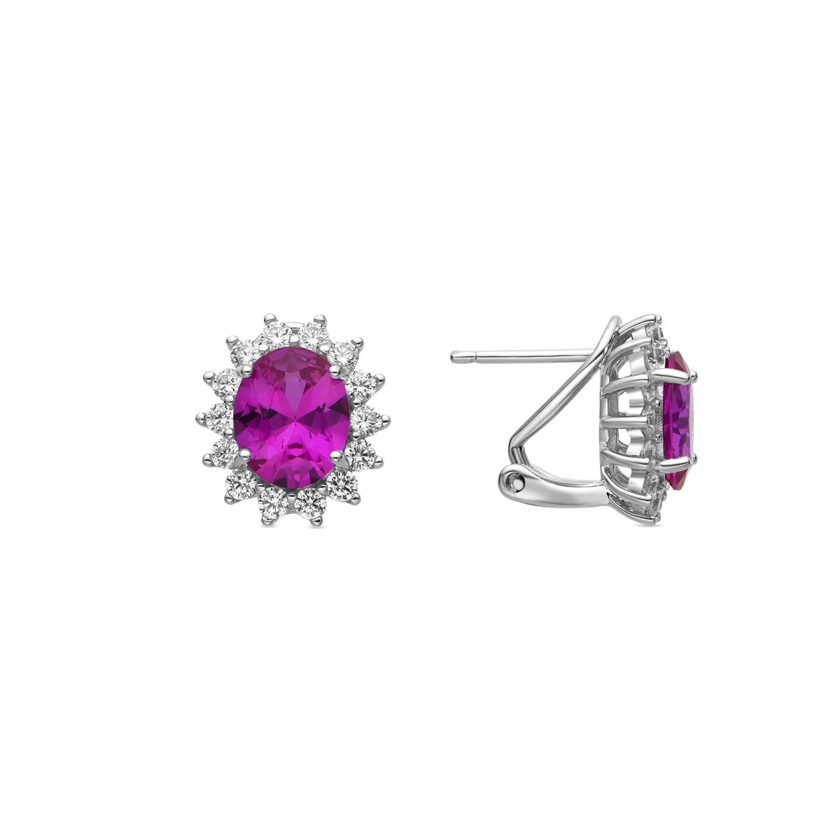Pendientes Dinoc Plata de Ley 925 - Dinoc ROSA