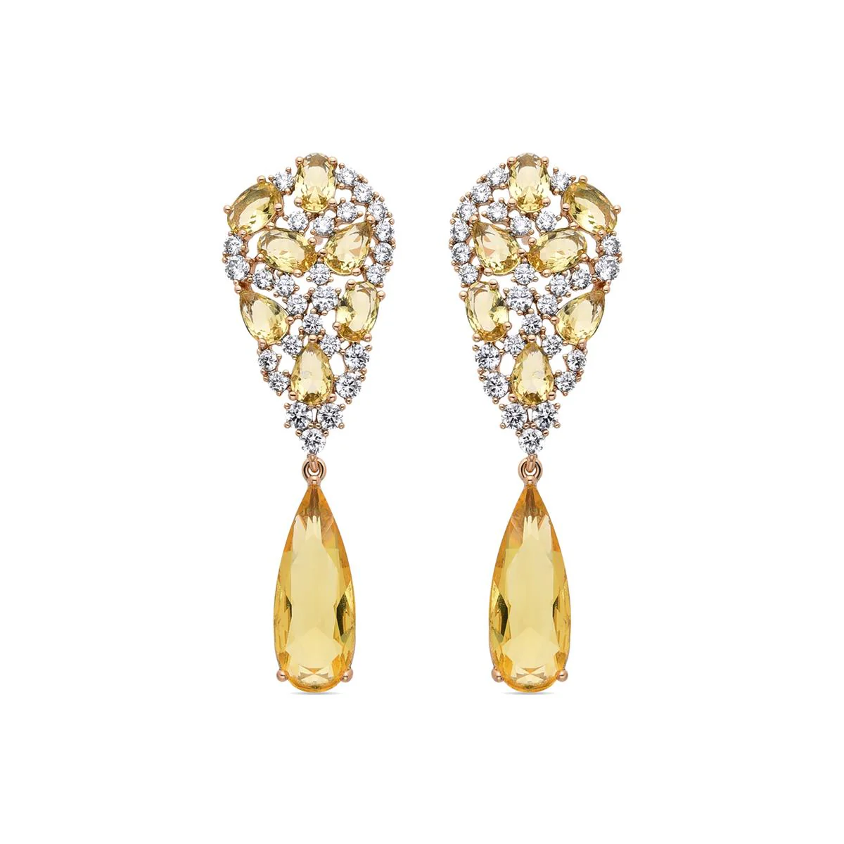 Pendientes Dirio acabados en oro amarillo de 18K - Dirio AMARILLO