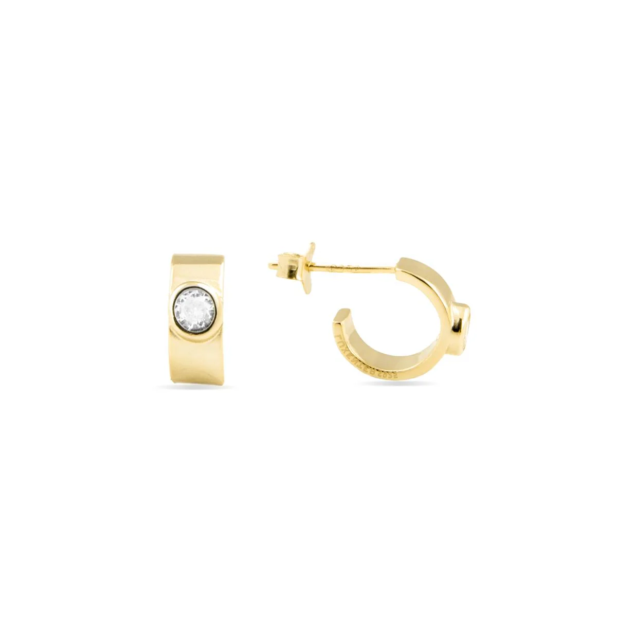 Pendientes Dobol Plata De Ley 925 - Dobol BLANCO