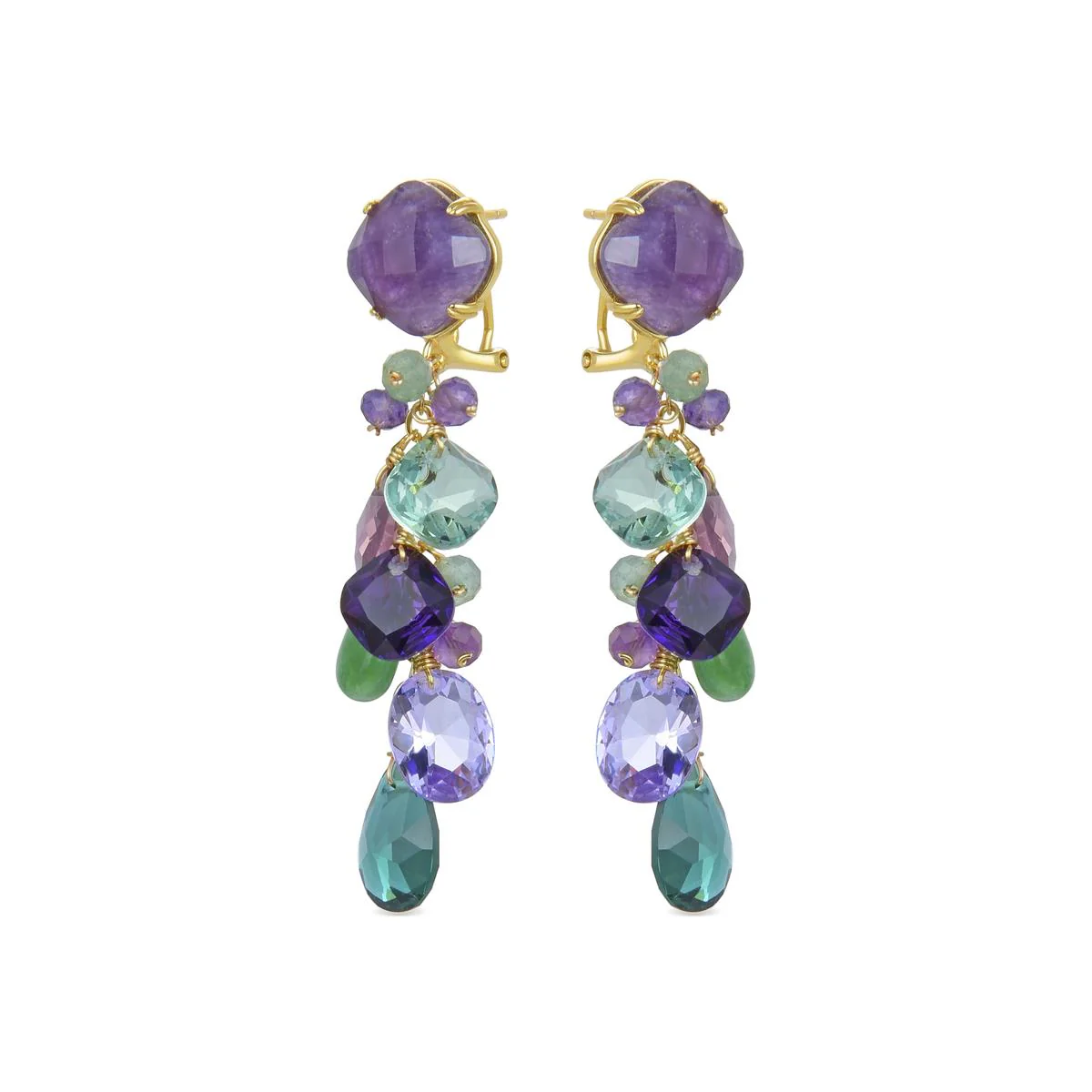 Pendientes Docmuz Plata De Ley 925 - Docmuz MULTICOLOR - Image 2
