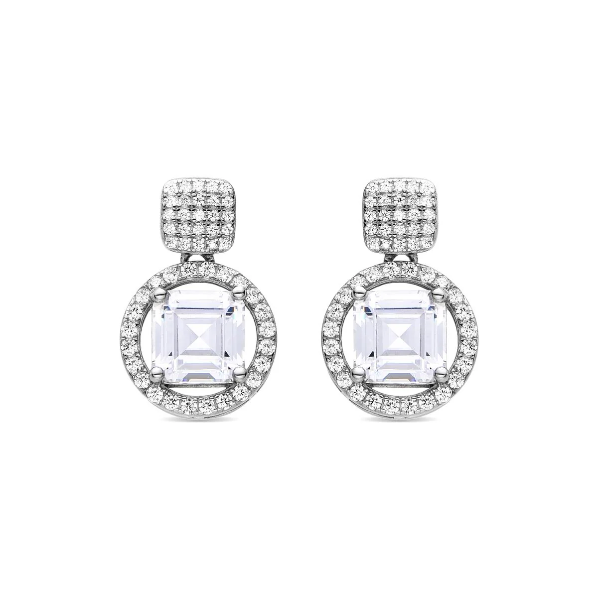 Pendientes Drevara Plata de Ley 925 - Drevara BLANCO