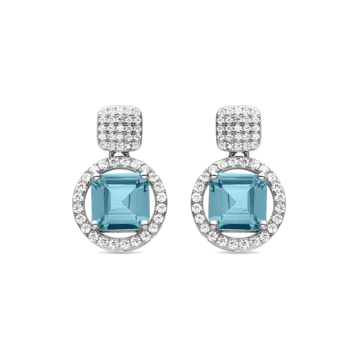 Pendientes Drevara Plata de Ley 925 - Drevara VERDE