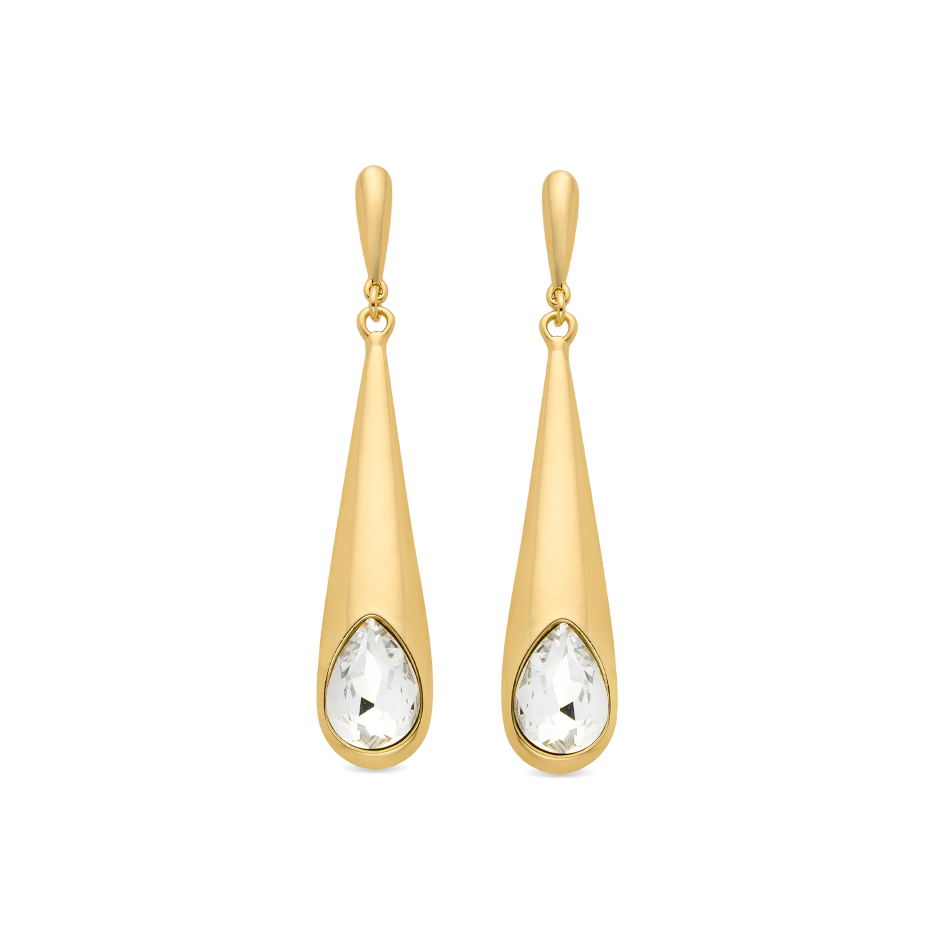 Pendientes acabado en oro amarillo 18K - Drieo
