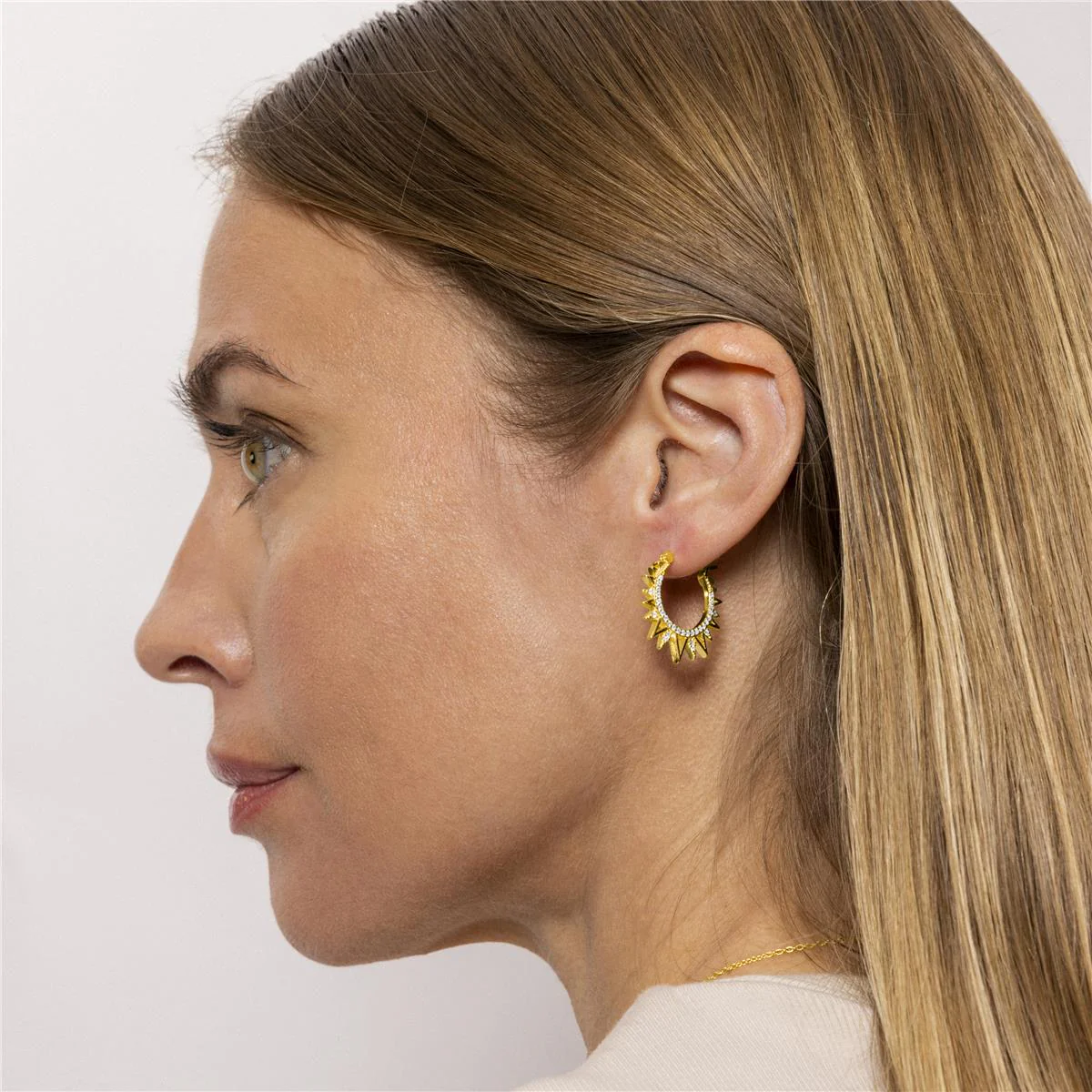 Pendientes Dunwen Plata de Ley 925 - Dunwen BLANCO - Image 2