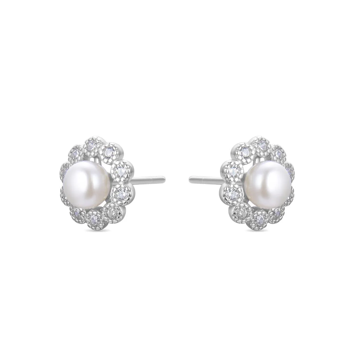 Pendientes Dushai Plata De Ley 925 - Dushai BLANCO - Image 2