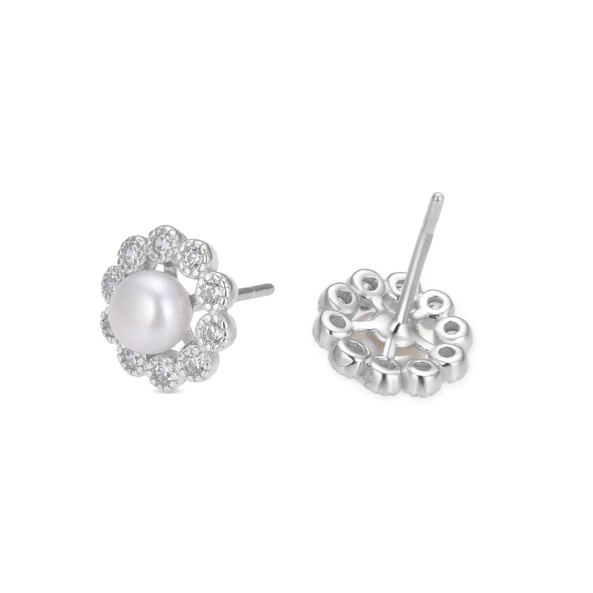 Pendientes Dushai Plata De Ley 925 - Dushai BLANCO - Image 3