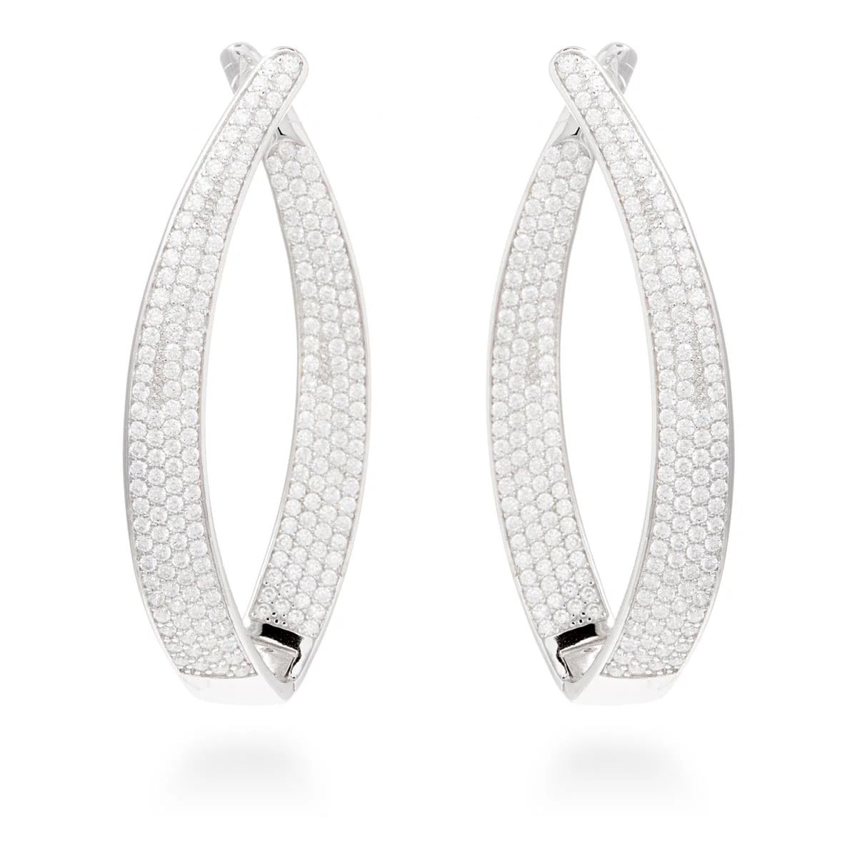 Pendientes Dutal Plata De Ley 925 - Dutal BLANCO