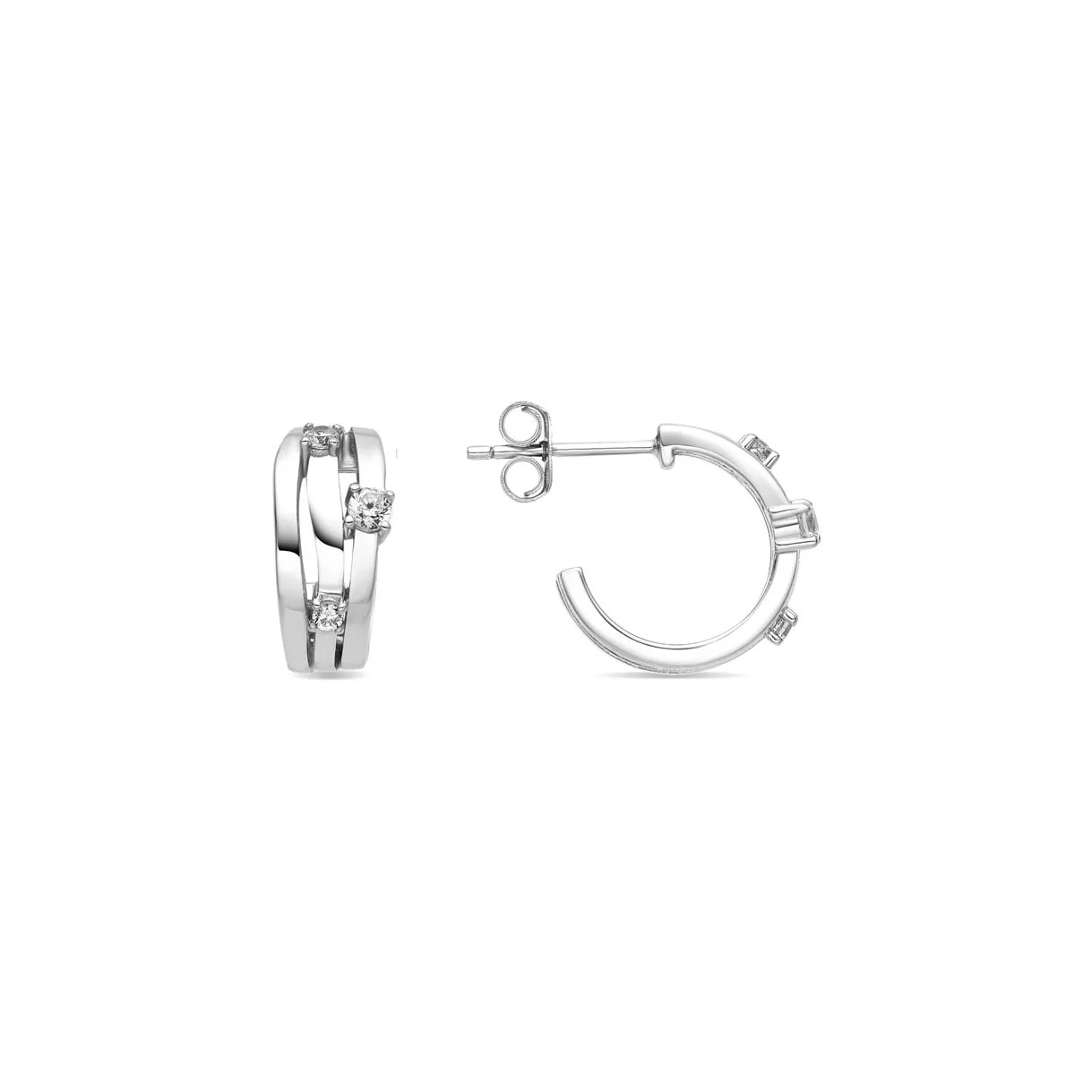 Pendientes Duvid Plata de Ley 925 - Duvid BLANCO