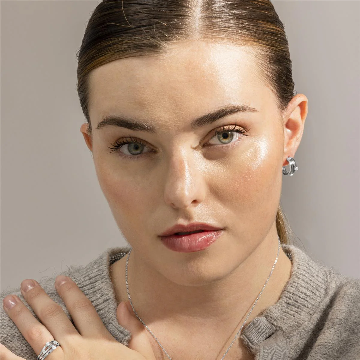 Pendientes Duvid Plata de Ley 925 - Duvid BLANCO - Image 2