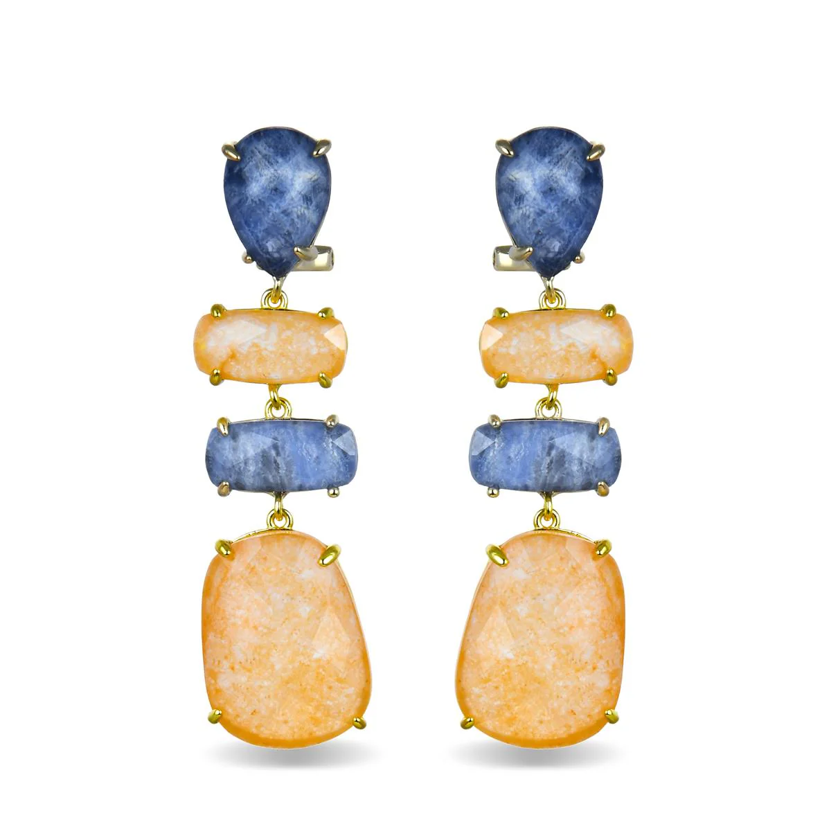 Pendientes Dya Plata De Ley 925 - Dya MULTICOLOR